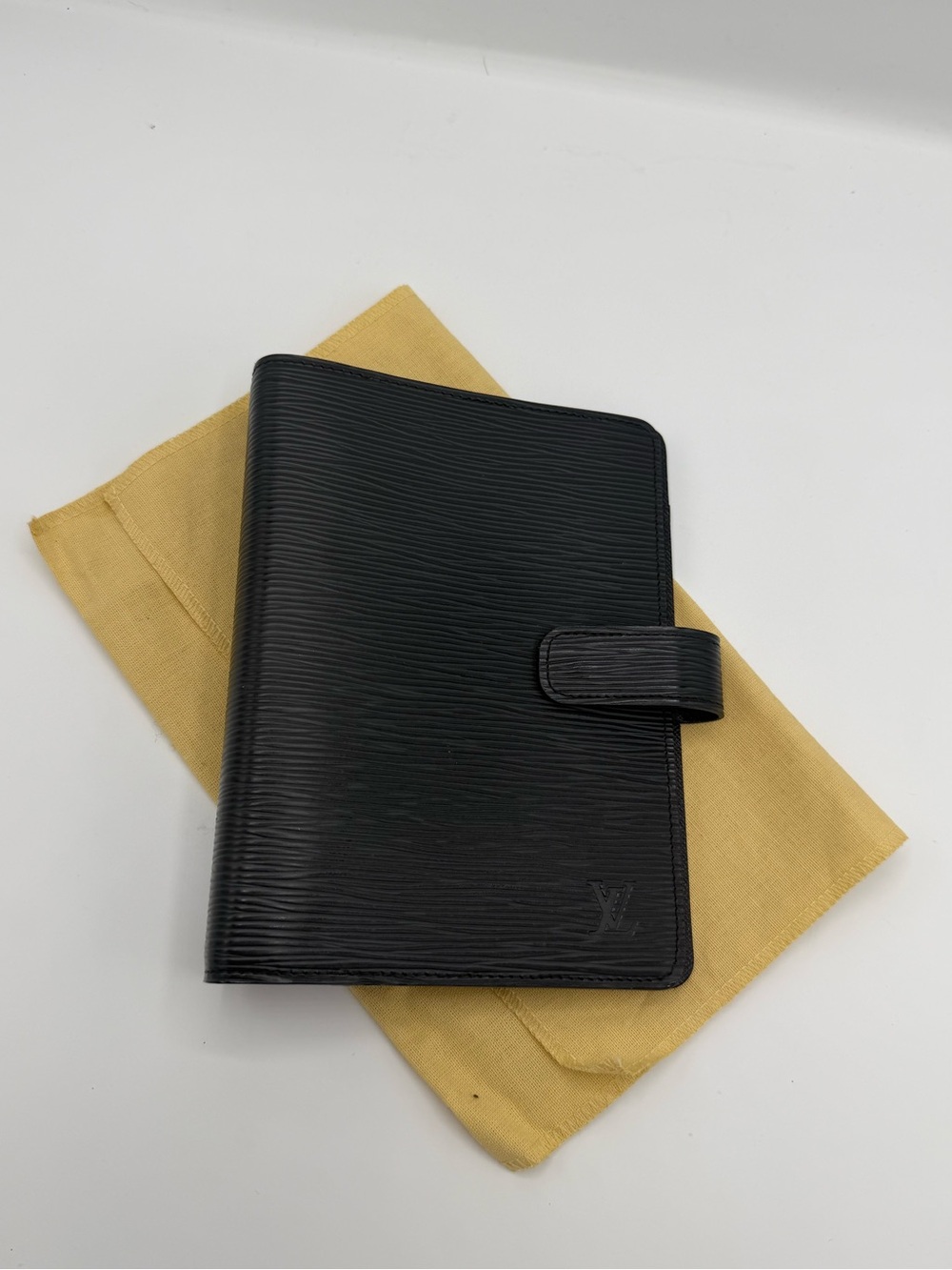 Louis Vuitton Agenda MM (Medium Ring) Ridge Noir Black Epi Leather - Picture 3 of 5